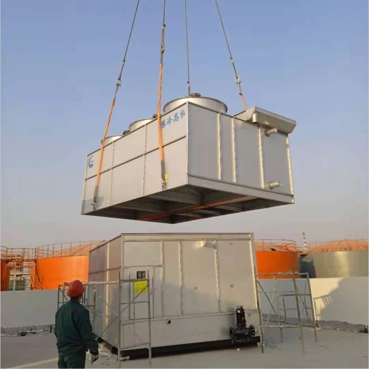 Carbon steel hot dip galvanized heat exchange corrugated tube closed circuit type cooling tower price