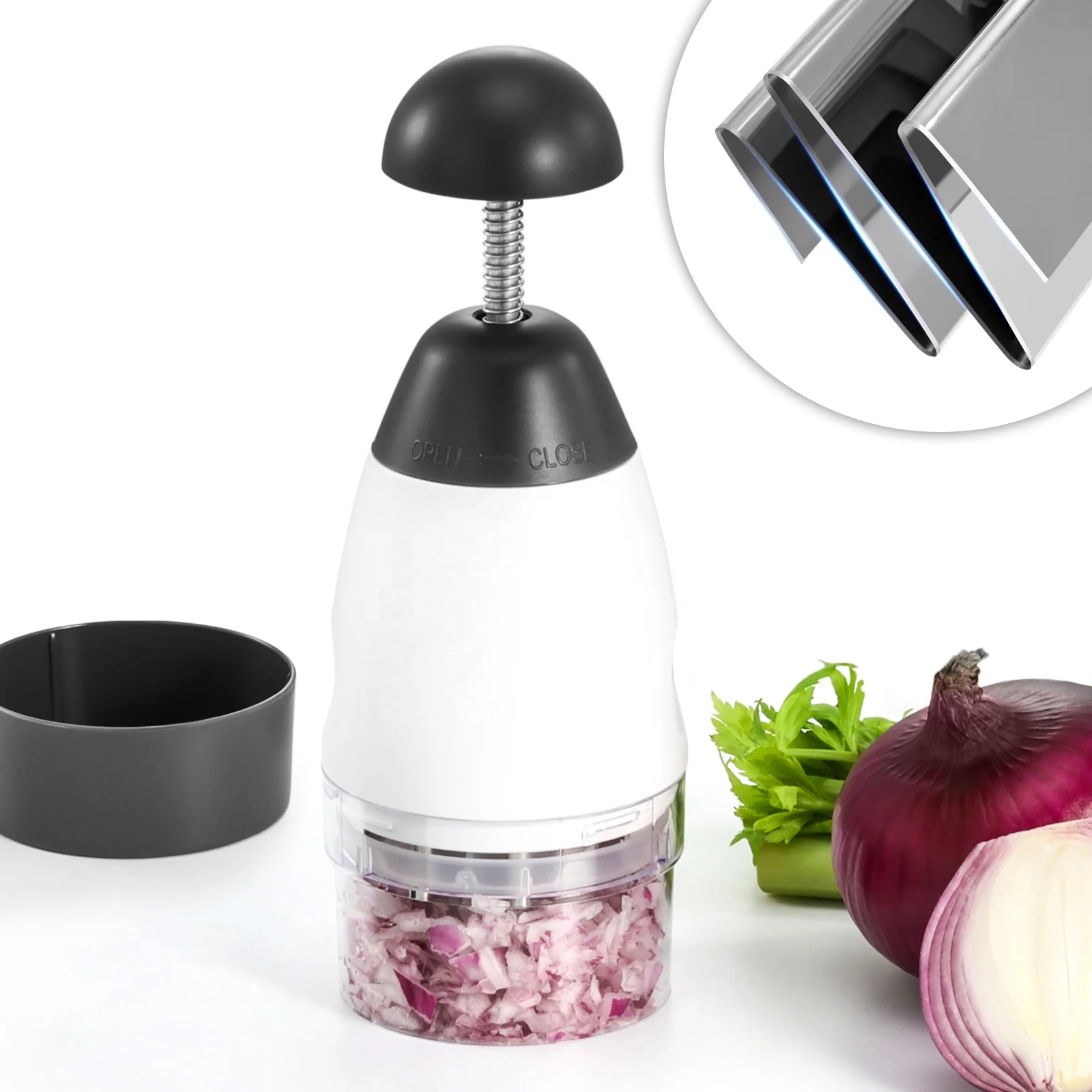 Multi functional hand slap food vegetable chopper cutter garlic presses kitchen chopper