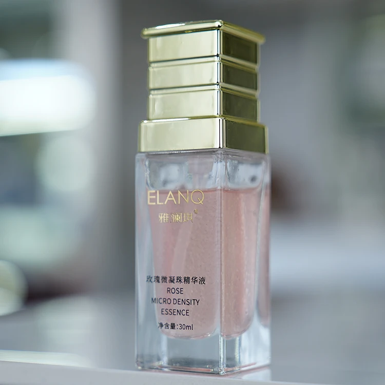 
OEM manufacturer botanical Rose Micro Bead Moisturizing Face Serum Whitening Brighten skin Freckles Repair Skin Facial Serum 