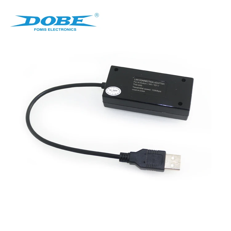 DOBE Factory Original Network LAN Connection Adapter Fit for Nintendo Switch / Wii / Wii U Game Console Game Accessories
