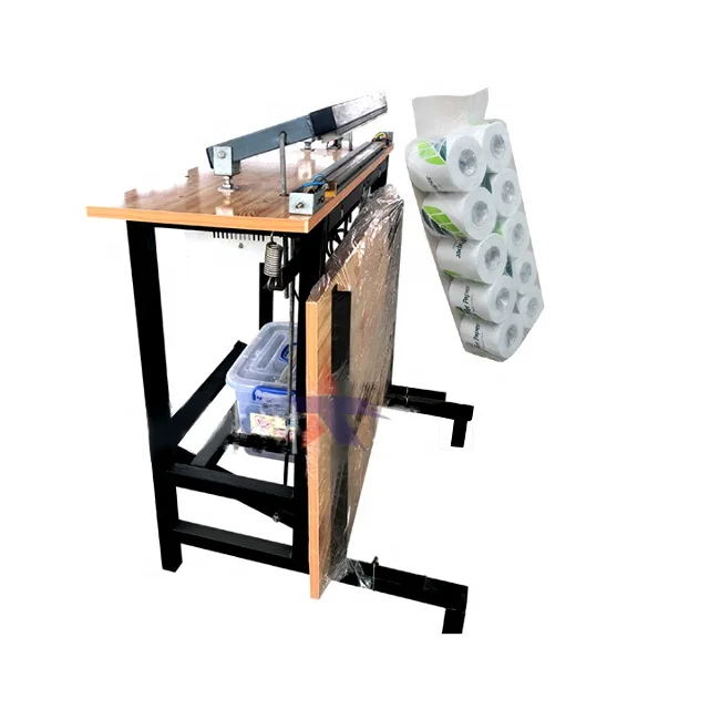 low price small toilet tissue paper making roller packing machine