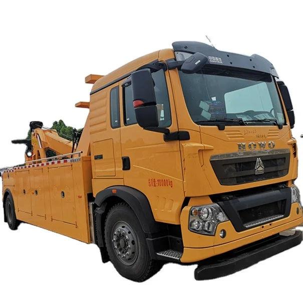 Howo 4x2 Platform Wrecker Car carrier Road rescue truck Flatbed truck Tow truck