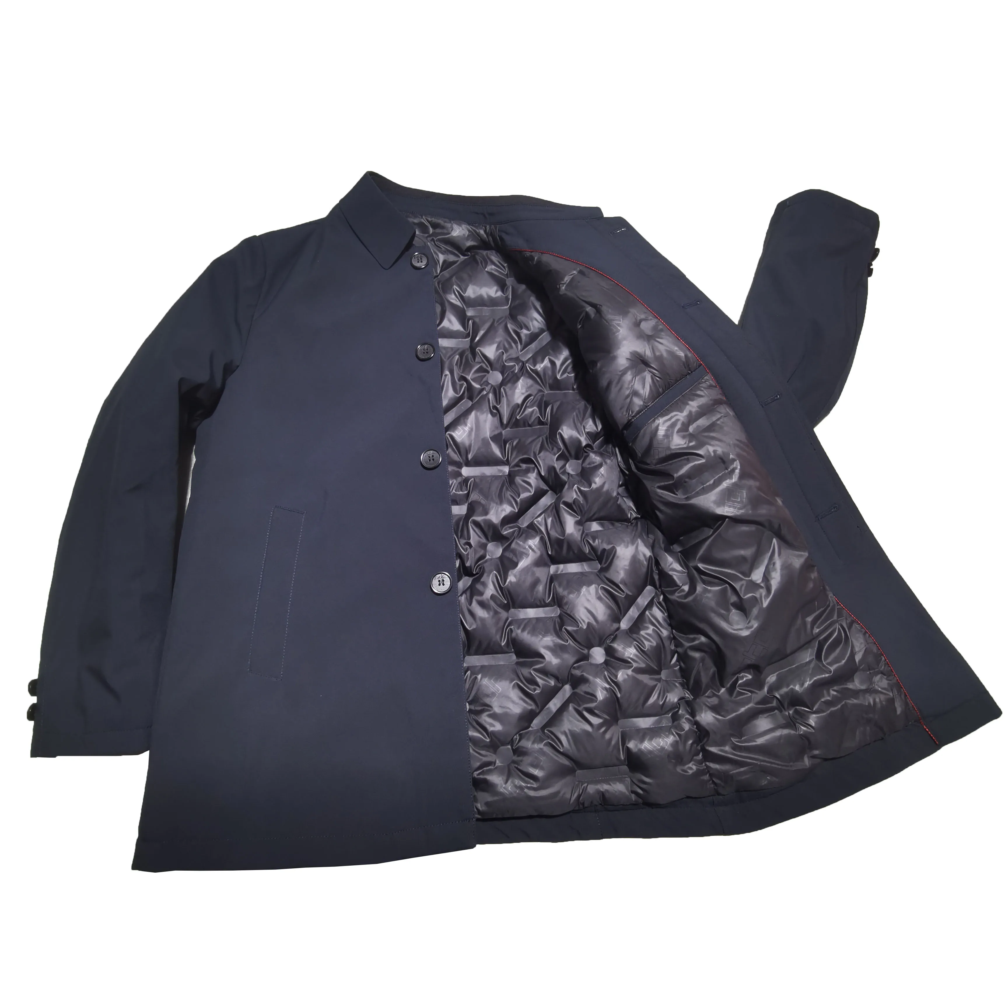Winter New Lapel Middle-aged Business Casual Windproof 90 white Down Jackets For Mens Manufacturer