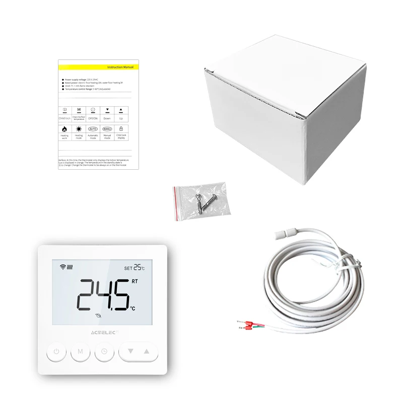 Tuya Wifi Smart Floor Heating Room Thermostat Zigbee 3A 16A Intelligent Warm Underfloor Heating Temperature Controller