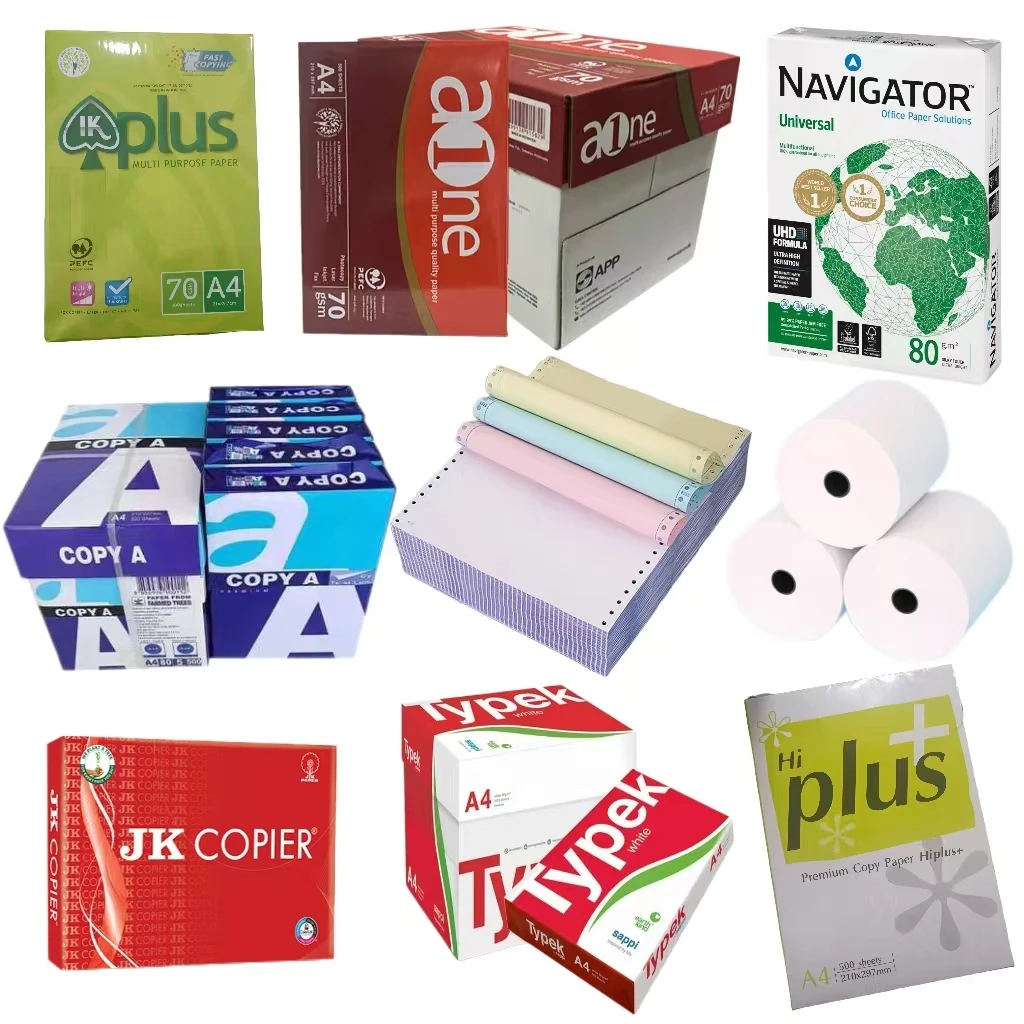 Factory Hot Selling A4 Paper Super White Paper Carbonless Thermal Paper 70g 75g 80g