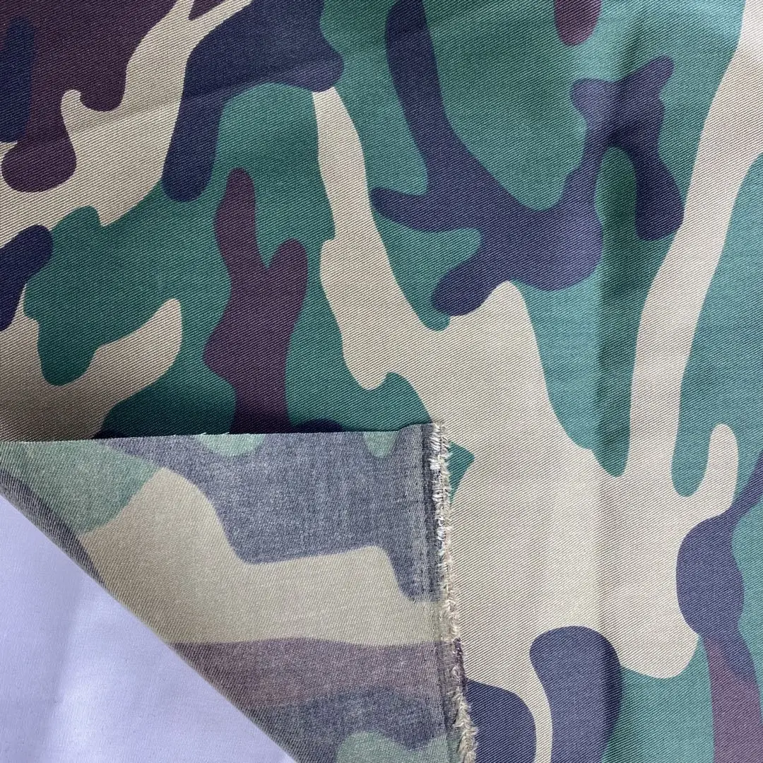 China fabric textile Popular camouflage Garment Printed Cotton Fabric