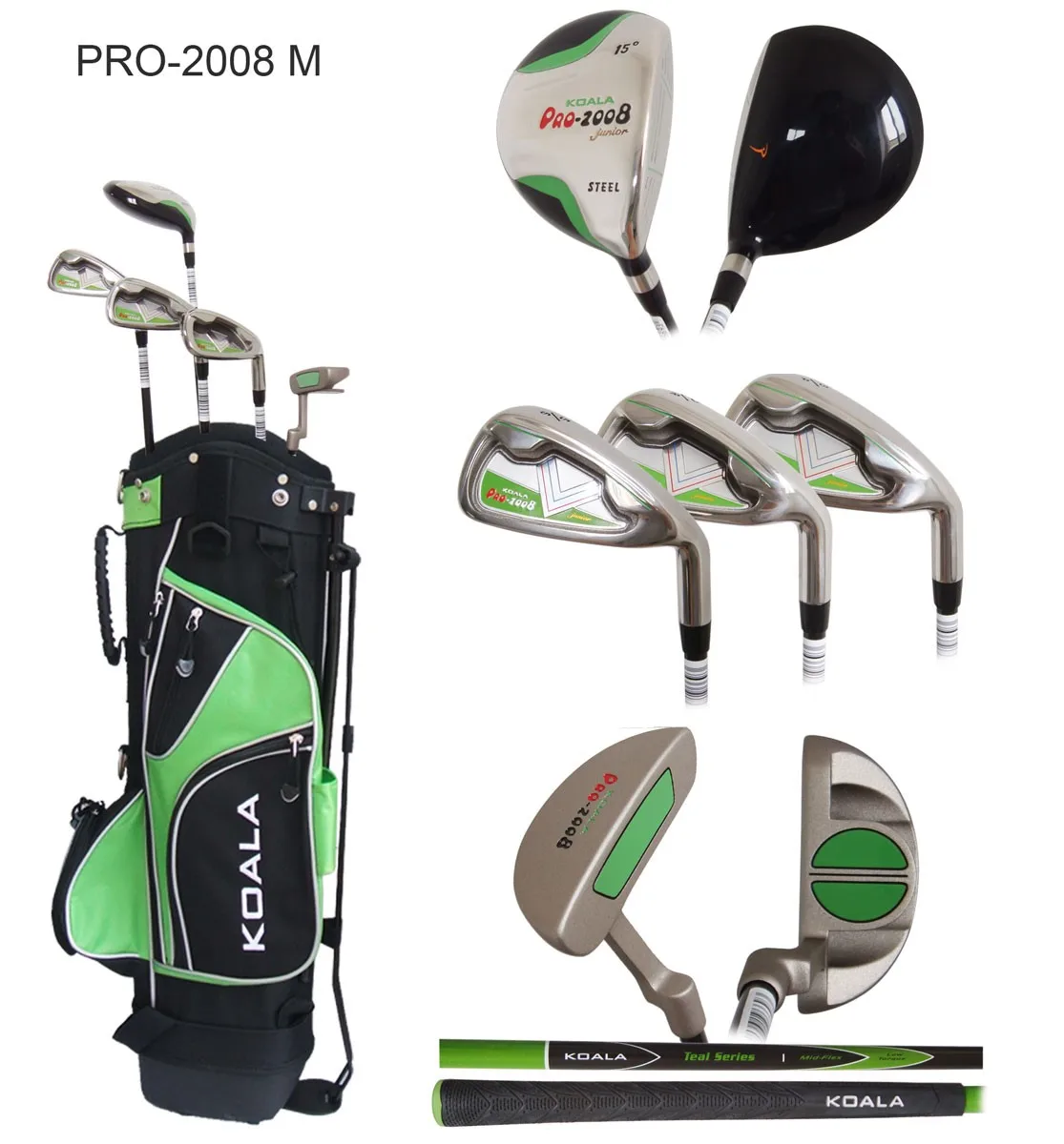 Factory OEM  glof driver golf putter golf grip right hand Junior kids golf club set