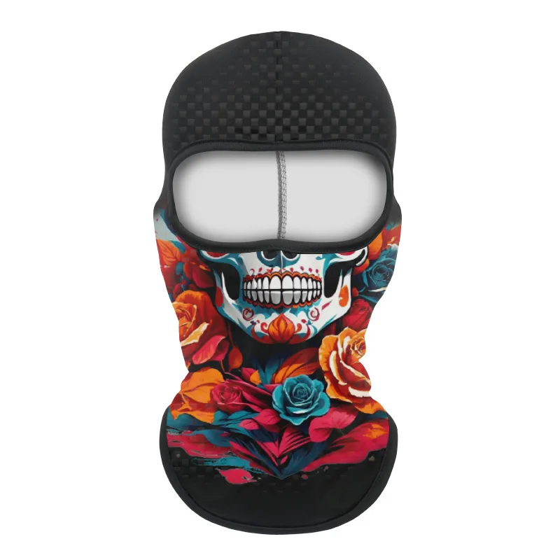 Promotional Joker UV Protection Ice Silk Mask Head Cover SKULL Motorcycle Riding head wear Cycling Balaclava