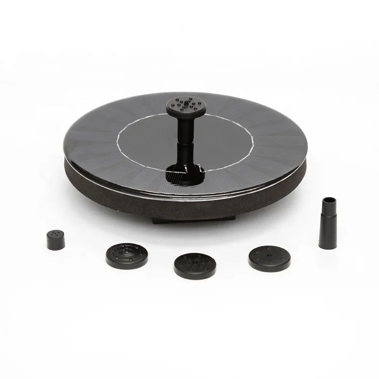 China New Design DC annular solar fountain mini Garden landscape water pump with cheap price