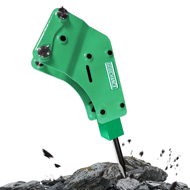 JCB CAT Backhoe Loader SB43 Hydraulic Jack hammer 75mm Chisel Hydraulic Hammer Hydraulic Breaker For 6-9 Tons Excavator