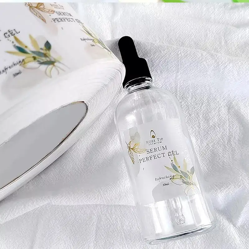 Custom Bottle Label Printing Adhesive Stickers Etiquettes Cosmetique Packaging Makeup Labels For Cosmetic Bottles