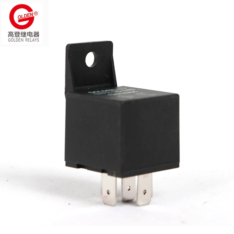Golden relay GYF2-1C-12D 4pins, 5 pins 6v, 12v, 24v, 20a, 40a, 60a, 80a auto relay automotive vehicle relay box