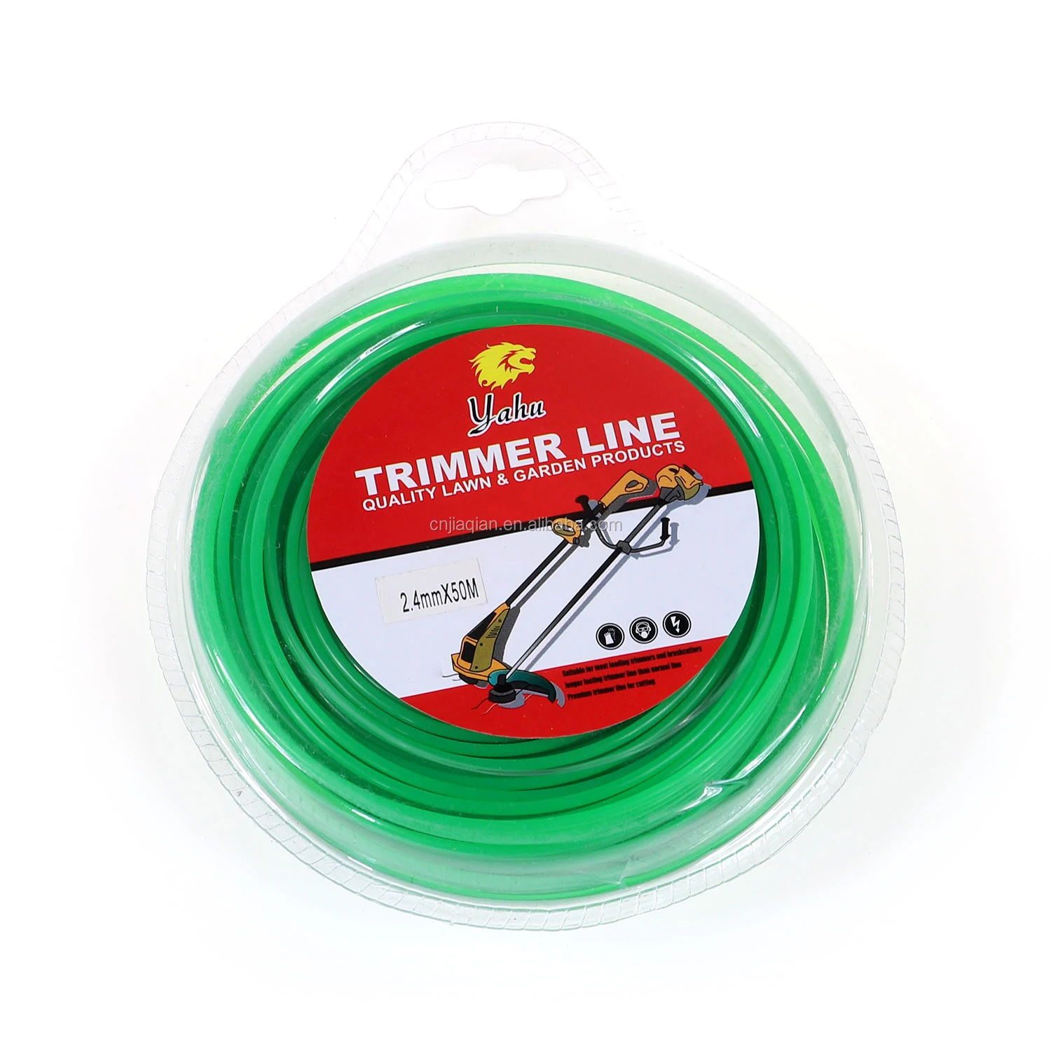 Zhejiang Grass Trimmer Line Garden mower nylon trimming line 2.4MM*50M blister packaging