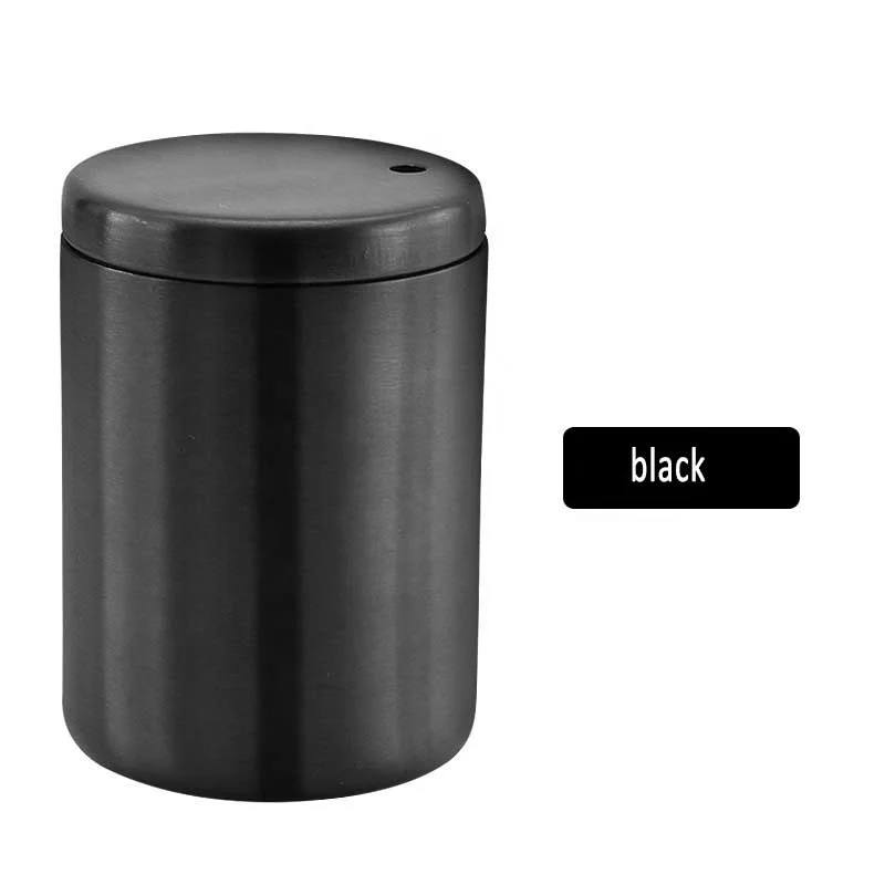Stainless steel toothpick Box commercial home creative simple golden toothpick box bucket jar