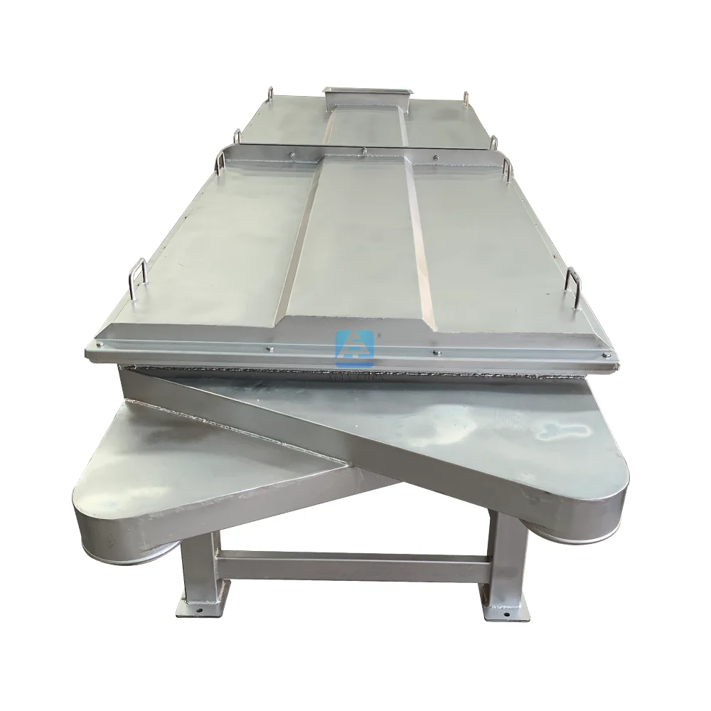 Industrial Sand Sieving Machine Linear Vibrating Sand Screening Sifter Machine Limestone Linear Automatic Sifter Larvae
