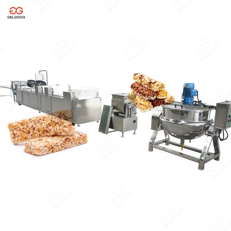 Factory Manufacturers Hot Sale Production Energy Granola Oat Cereal Bar Make Protein Bar Making Machine
