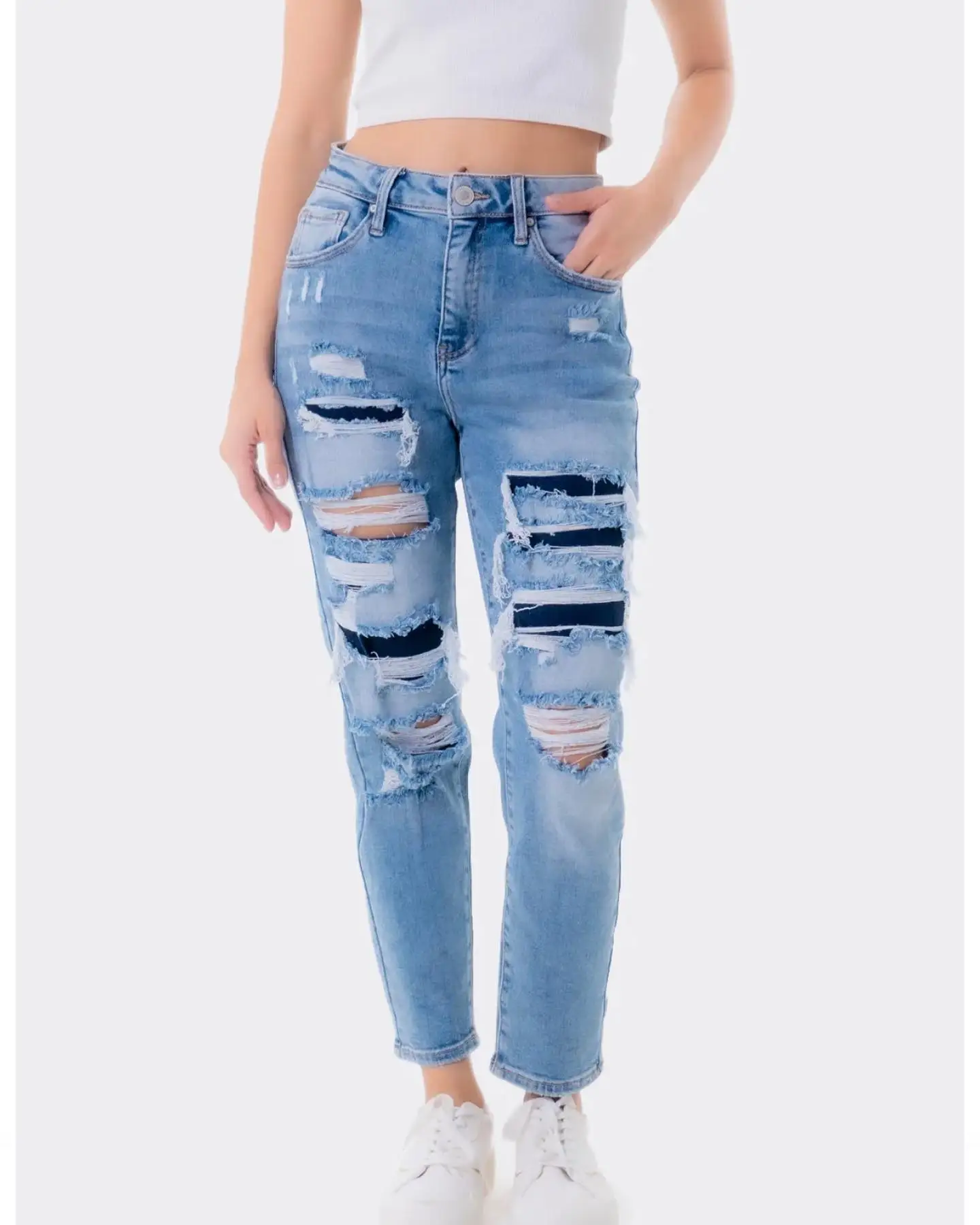 Women Stretch Denim Pants Super Soft High Waist Skinny Leggings Jeans