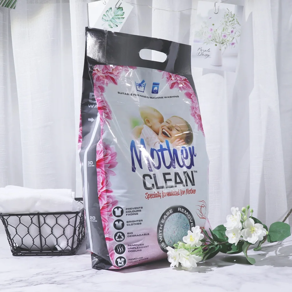 Low price sales natural Organic High foaming Household Chemicals laundry detergent powder