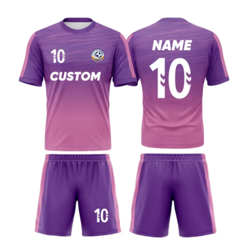 China Factory Wholesale Sublimation Football Uniform For Kids Youths Player Version Plain Blank Soccer Jersey