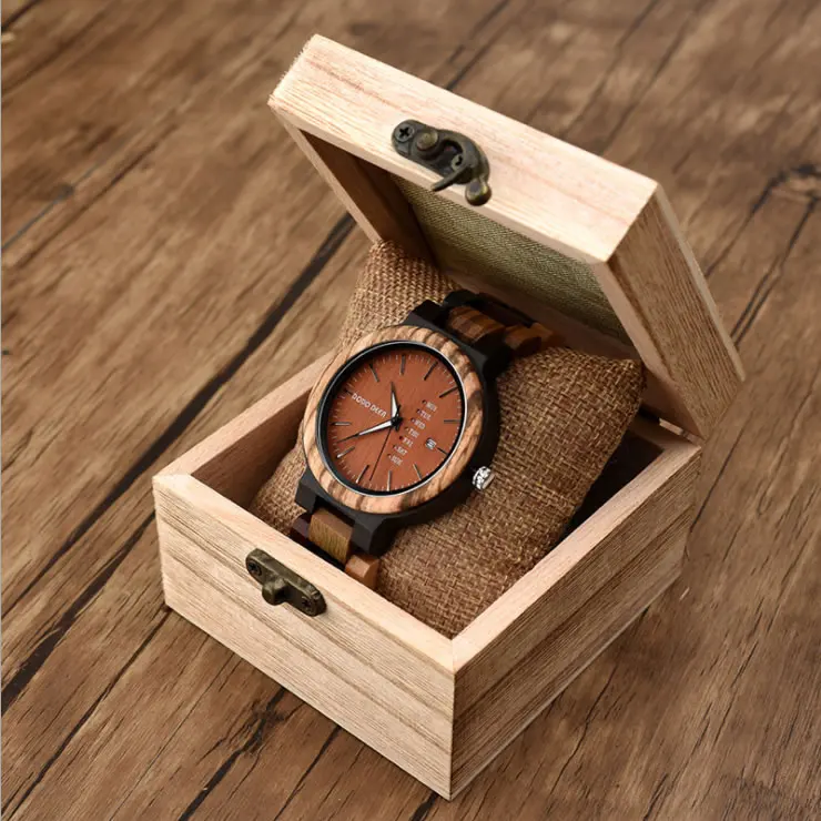 Newest Wooden Women Watch lovers Japanese movement Custom Brand Logo Men Wristwatch