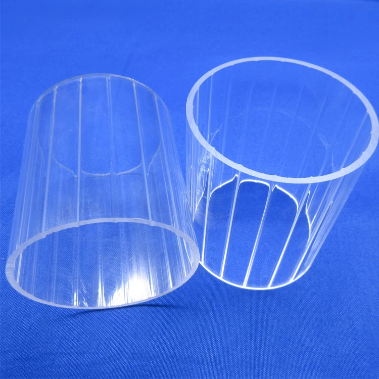 clear plastic cylinder oval tube