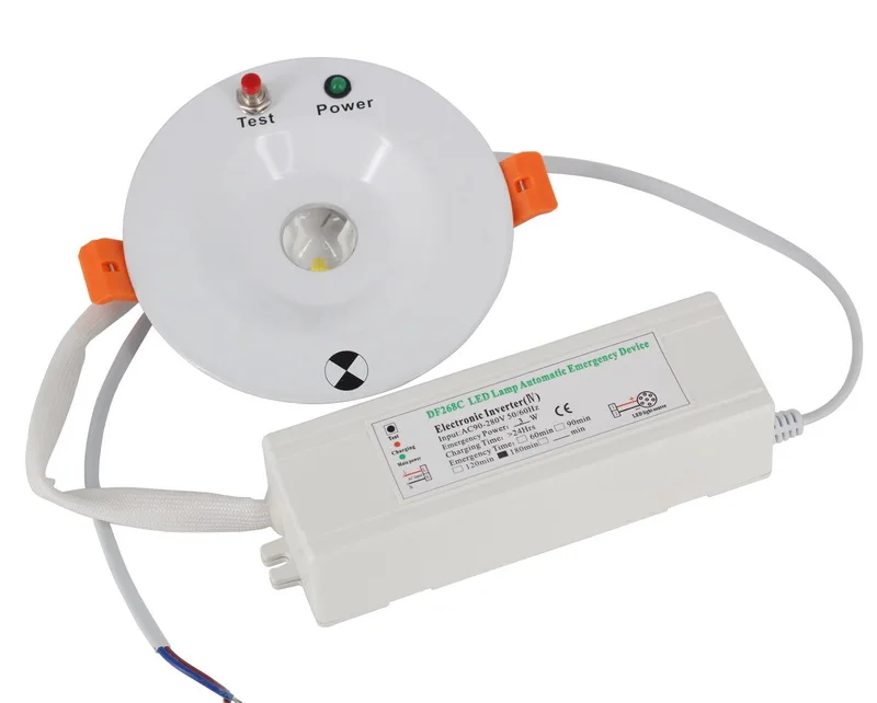 Потолочный Встраиваемый светодиодный аварийный светильник 3 Вт часа с сертификатом CE SAA ROHS