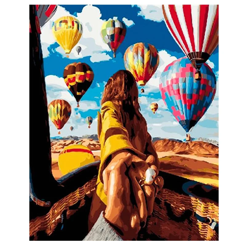 
Dropshipping Girl Picture By Number Handpainted Gift Drawing Acrylic Home Decoration Oil Painting By Numbers Figure Wall Art 