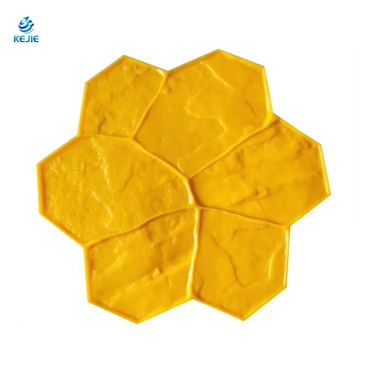 PU Mold Walkway Concrete Stepping Paving Mould Mats Stone Garden Rock in Crafts