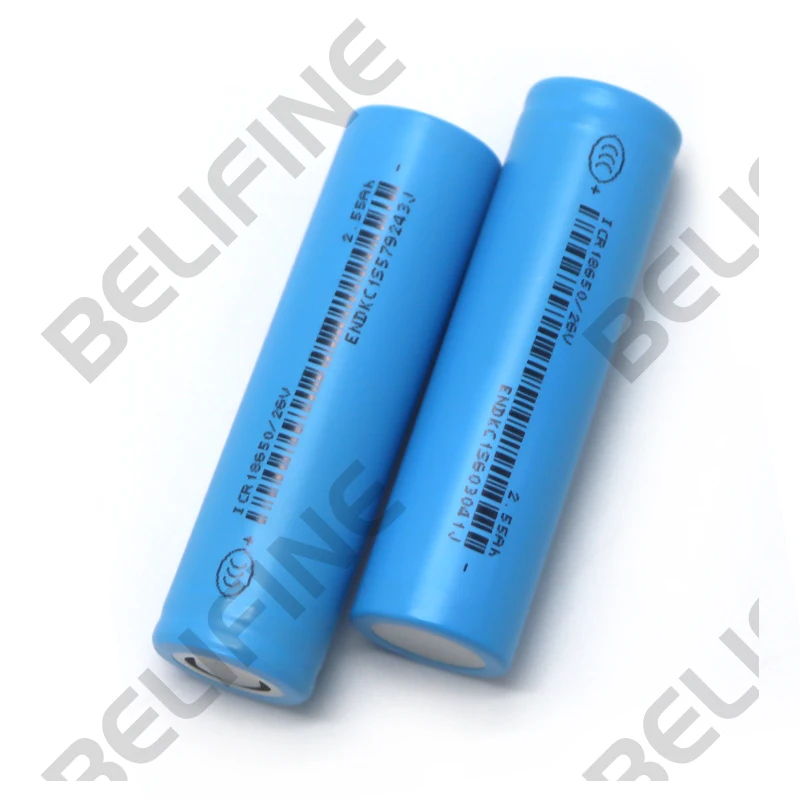 18650 26V Lithium Battery 3.7v 2550mah 2600mah Cell NMC 3.7v Ii-po Batteries Original cell with 7.5A Discharge Current