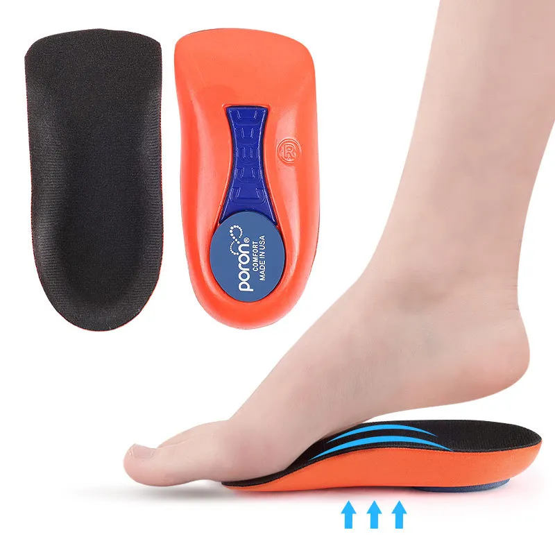 Neutral Arch Support Sports Shoe Insole Plantar Fascitis Insoles Shock Absorption Elasticity Deodorization Insole