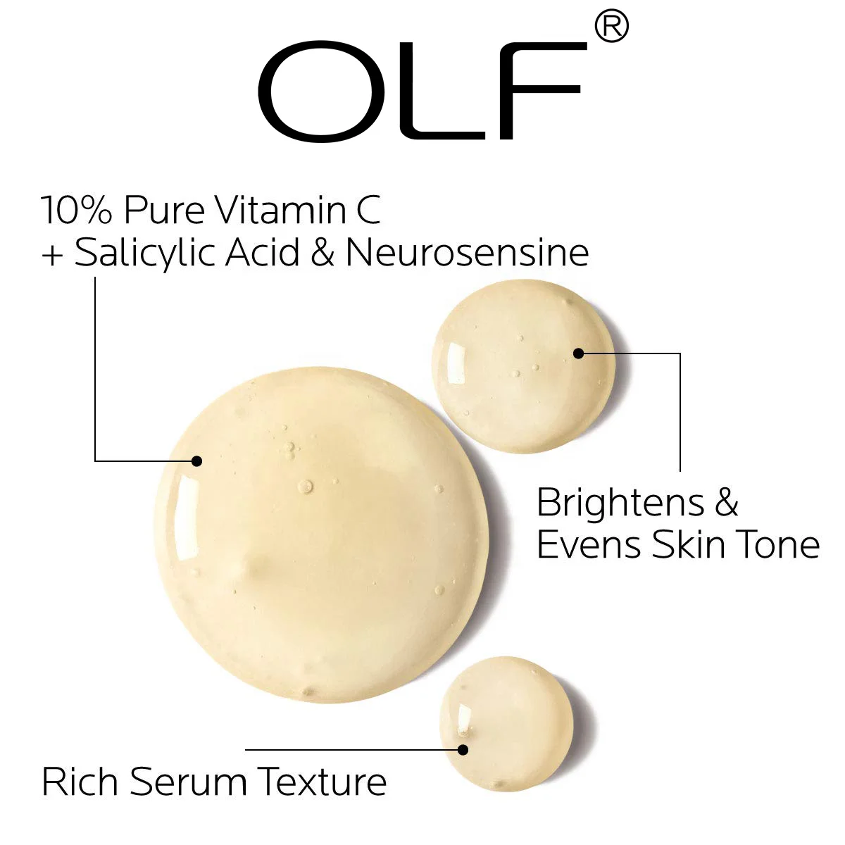 Private Label Best Face Antioxidant Hyaluronic Acid Pure Natural Vitamin C Serum