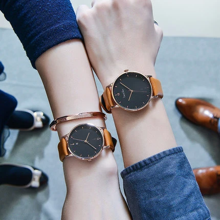 Classic Men Luxury Brand Watches Black Stainless Steel Minimalist Male Analog Clock Waterproof Quartz Men Wrist Watch