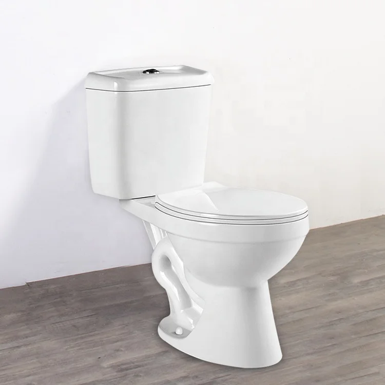 Cheap price sanitary ware bathroom wc two piece toilet  water closet tool ceramic toilet bowl  price