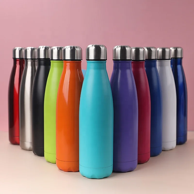 
Hot New Coke Cola Bottle Thermos Vacuum Flasks Stainless Steel Outdoor Sports Travel Drinking Water Bottles with Custom Logo 