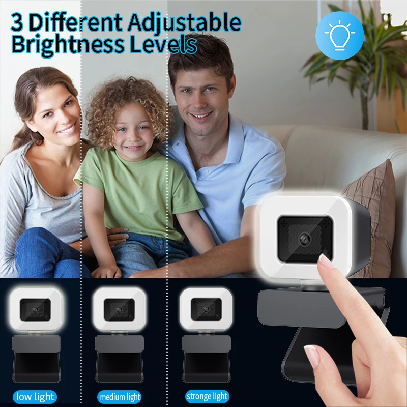 HD 1080p Webcam Conference Business Streaming Webcam Wide Angle Webcam