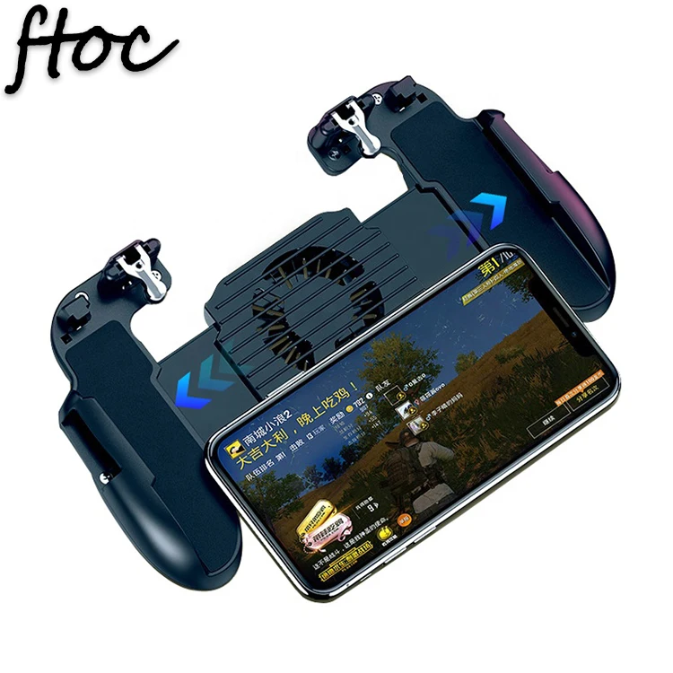 Мобильный геймпад H5.0 PUBG, джойстик, металлический триггер L1 R1, игровой шутер, Джойстики, игровые контроллеры, геймпад для IPhone, Android