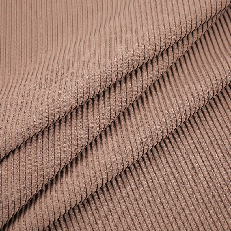 250g Single Lou Ti Bu Polyester Cotton-Like Step Knitted Fabric For Pants Hoodie And Jacket