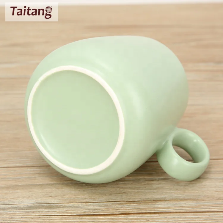 Coffee Mugs For Customize, Elegant Solid Color Ceramic Coffee Mug