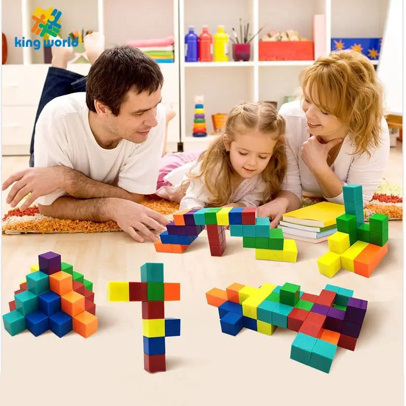 2024 New Arrival 56pcs DIY Cube Brick Magnetic Blocks Educational Toys Magnet Toy