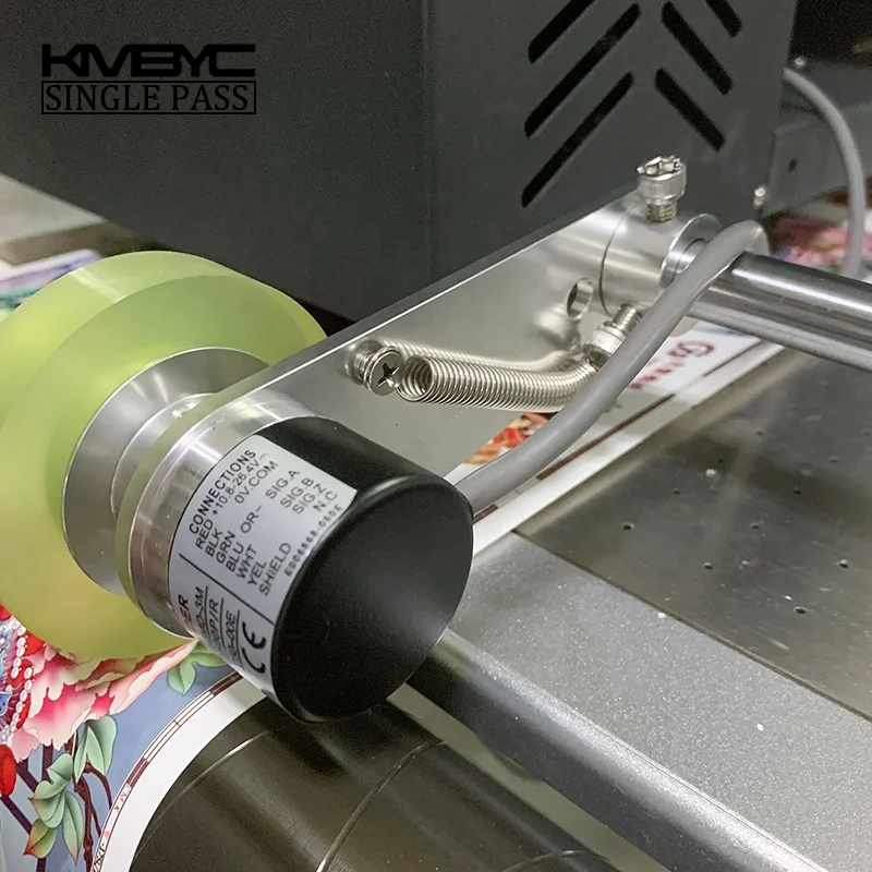 Without Plate Making Digital Roll to Roll Printer Automatic Full Color Matching Inkjet Printing Machine