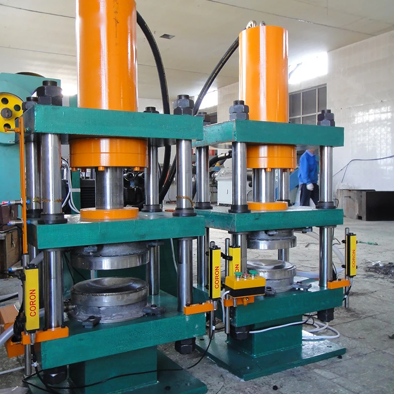 Four column hydraulic press waste plastic recycling processing and forming hydraulic press scallop plate press