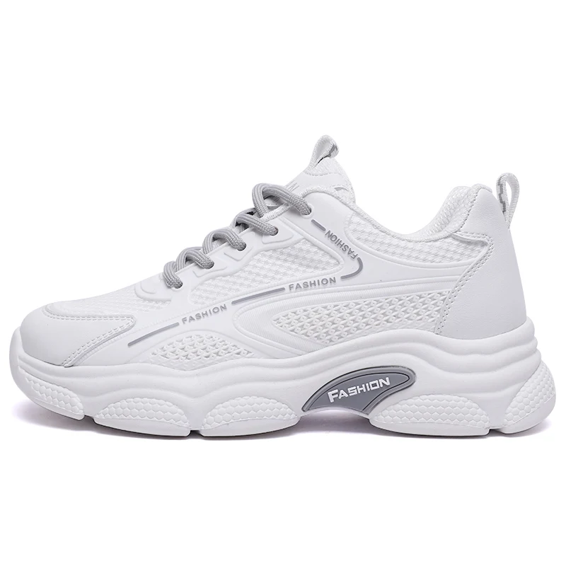 korea retro white brown woman sneaker new arrival 2023 for female luxury lady  high top tennis fancy shoes for lady