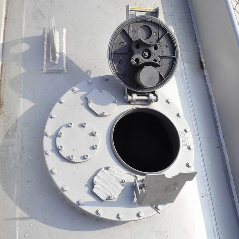 Sprinkler Tanker Bulk Cement Truck Manhole Tank Cover Customized Stainless Steel Carbon Steel Manhole Cover