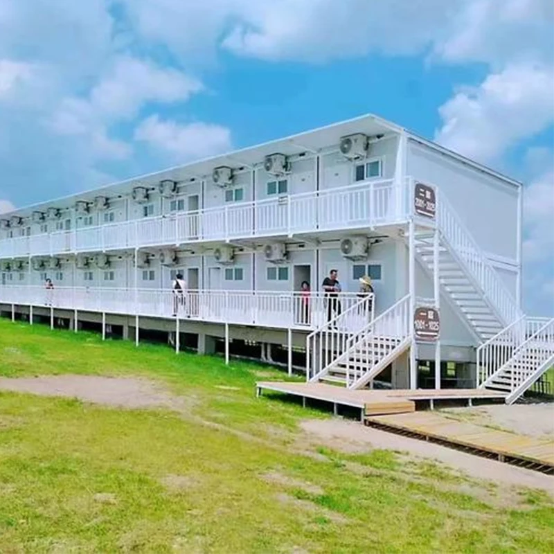Low Price 20ft Modular Mobile Tiny Home Portable Fold Folding Foldable Prefab Container House with Toilet
