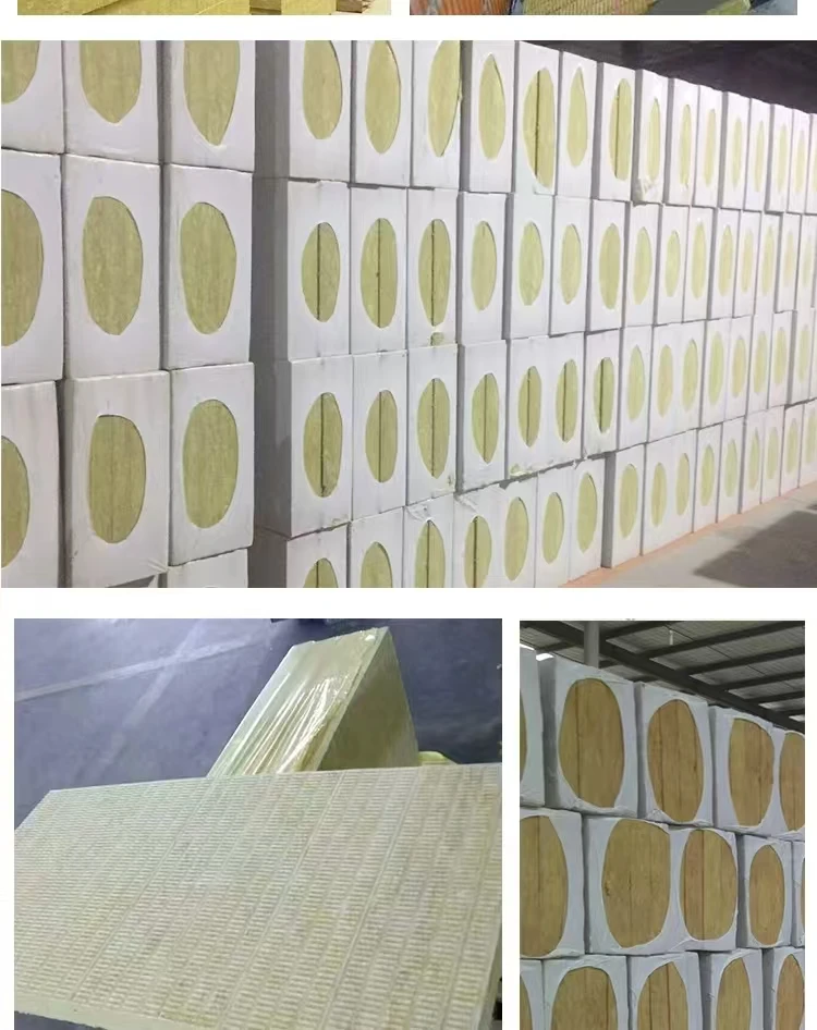 Fireproof soundproof thermal insulation rock wool slabs mineral rock wool board