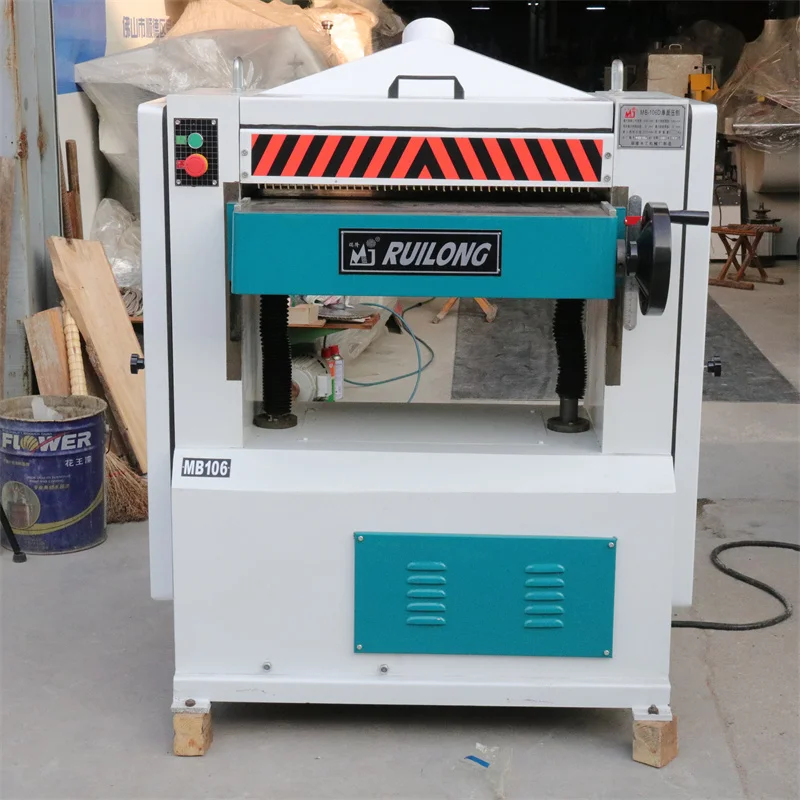 High speed powerful automatic feeding single face 630 thickness wood planer
