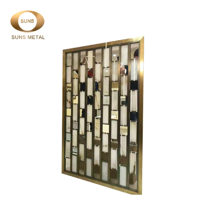 
OEM service living room decorative stainless steel laser cut room partitions 