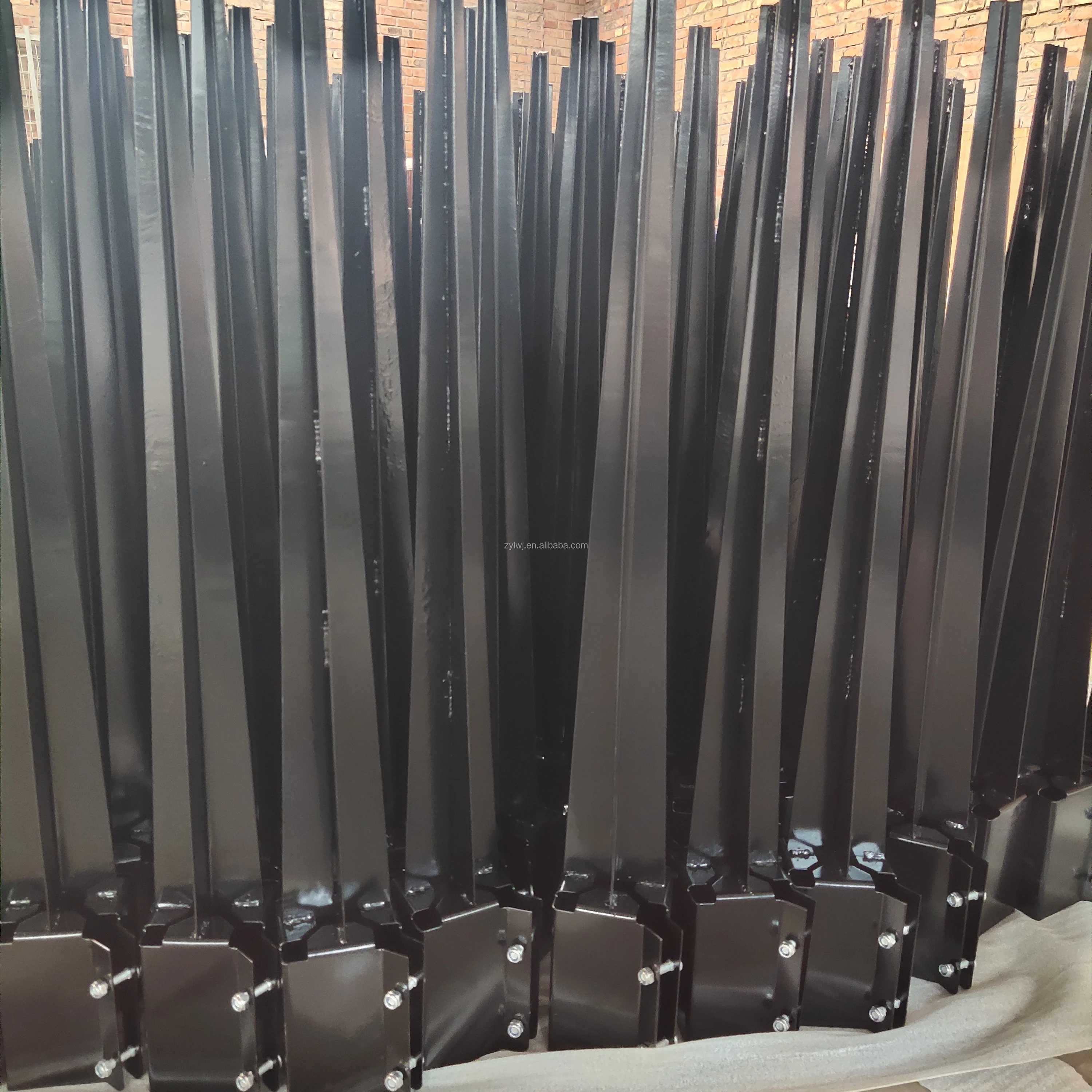 powder coated ground square spike post anchor spike  for  post