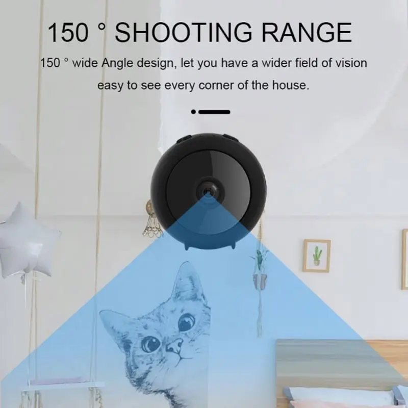 HD 1080P Nanny Camera Baby Monitor Wireless Battery Powered CCTV Camera Small Spy Camera Hidden