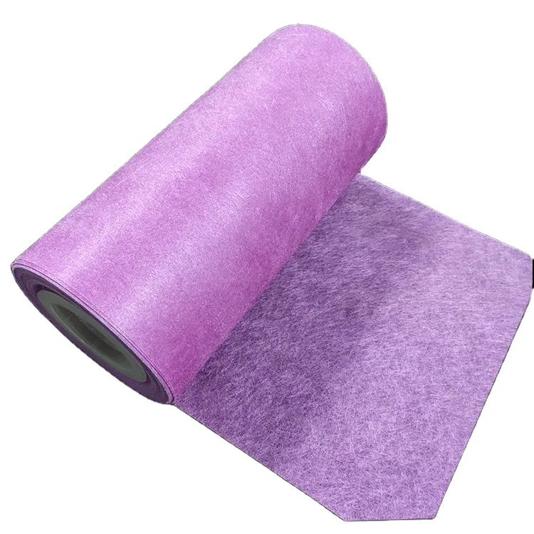 Factory wholesale wetlaid non woven filtration fabric 100% PET for air fresh system